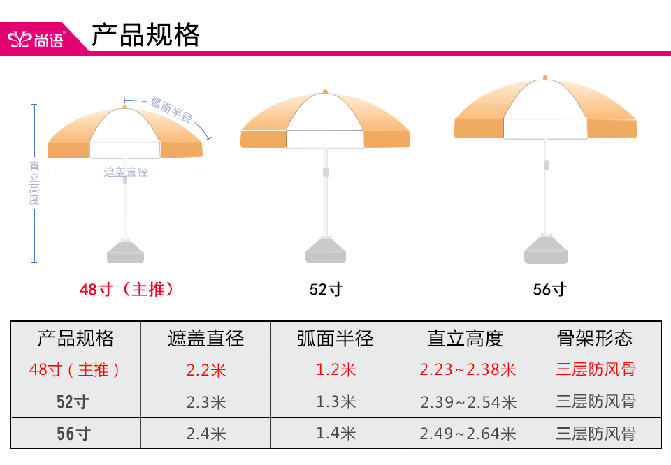 太阳伞定做厂家加工